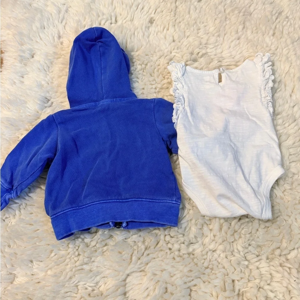 Carter's Blue and White Kids Matching Set